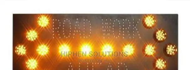 Road Works Guide Sign Solar Traffic Signal