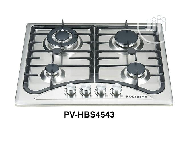 Polystar Built-In Gas Cooker ( 4-Burners )