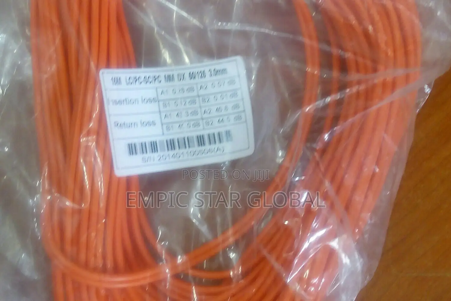 Fiber Optics Patch Cable Sc-Lc 15m
