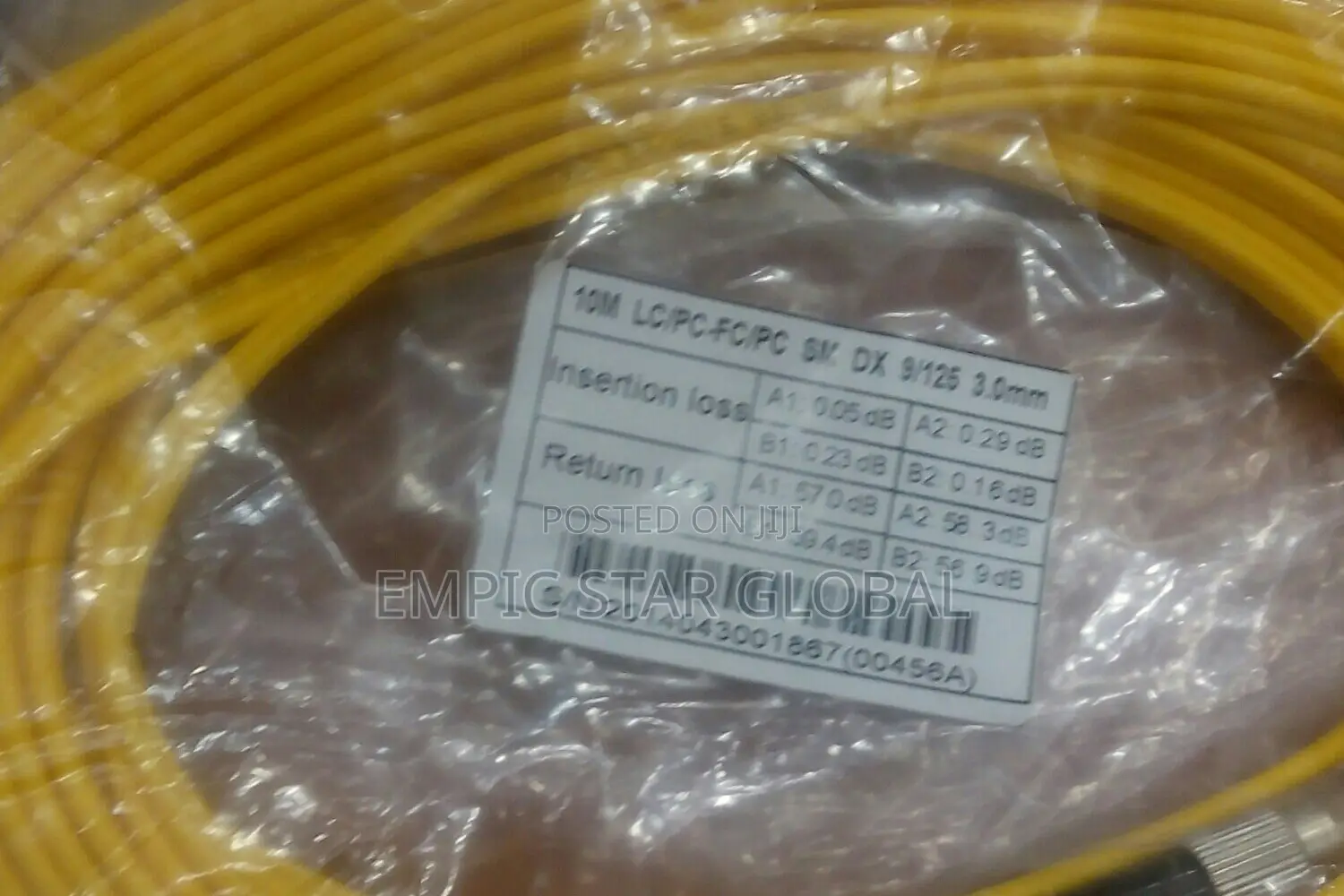 Fiber Patch Cord Lc-Fc Sm 10m