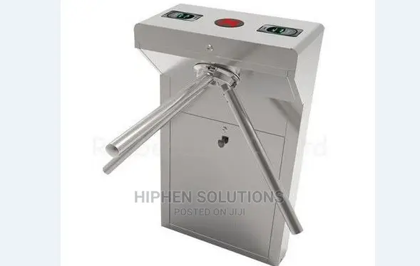 Fingerprint Access Swipe Card Waist High Turnstile BY HIPHEN SOLUTION