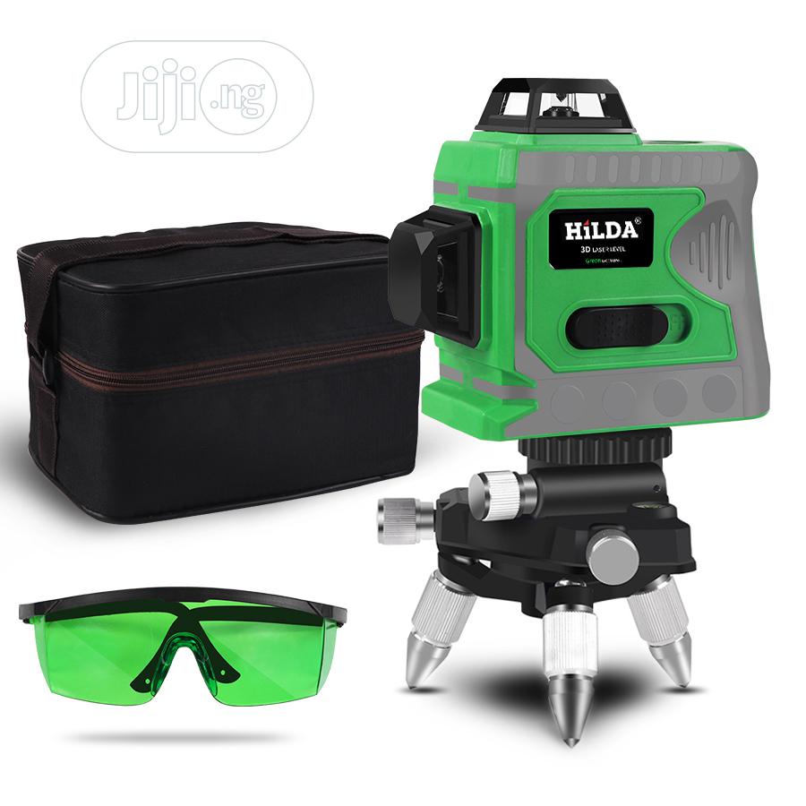 12 Lines 3D Self-Leveling 360 Hor and Vert Green Laser Beam