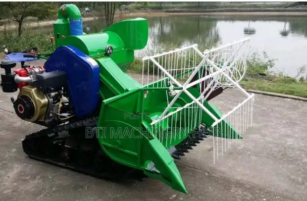 Combined Rice and Wheat Harvester