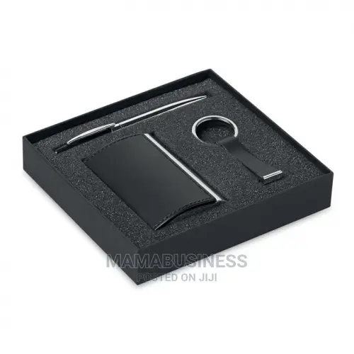 3-Piece Gift Set (Pen, Card Holder, Key Chain)