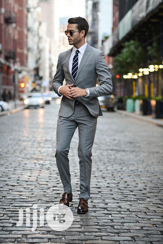 Top Quality Ash Colored Wedding and Office Suit
