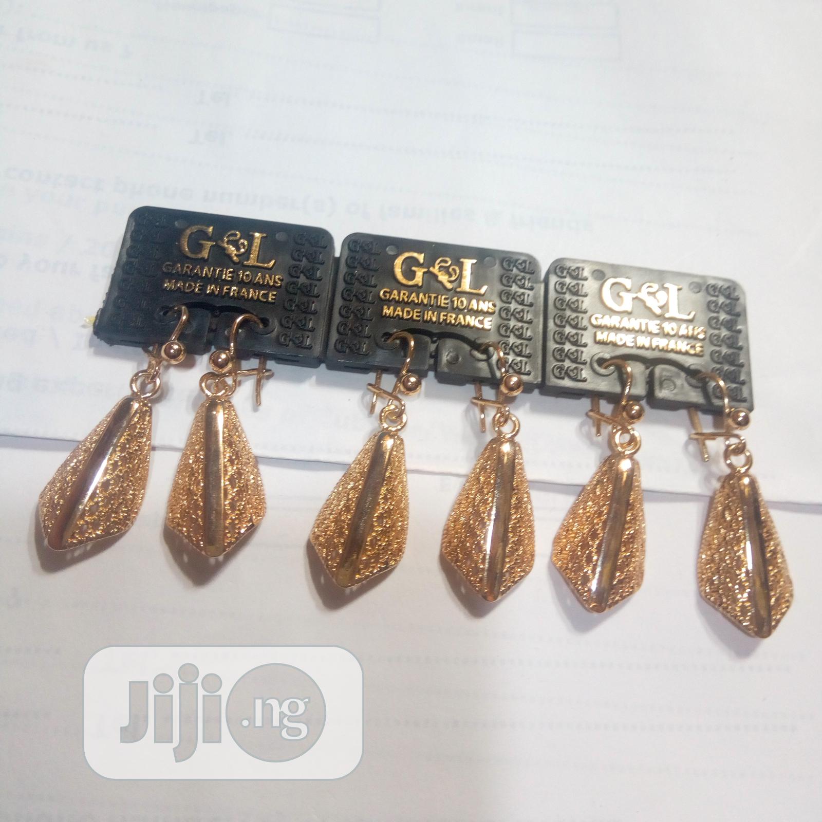 Original GL Ladies Earring 004 (Non Fading) - Gold