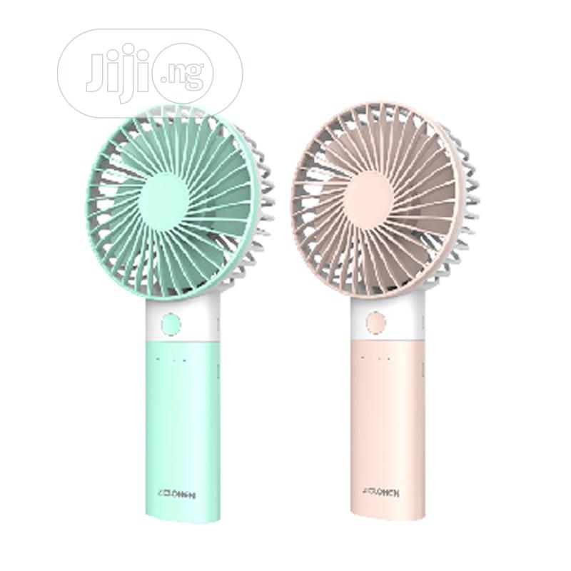 Rechargeable Handheld Fan With Detachable Base as Power Bank