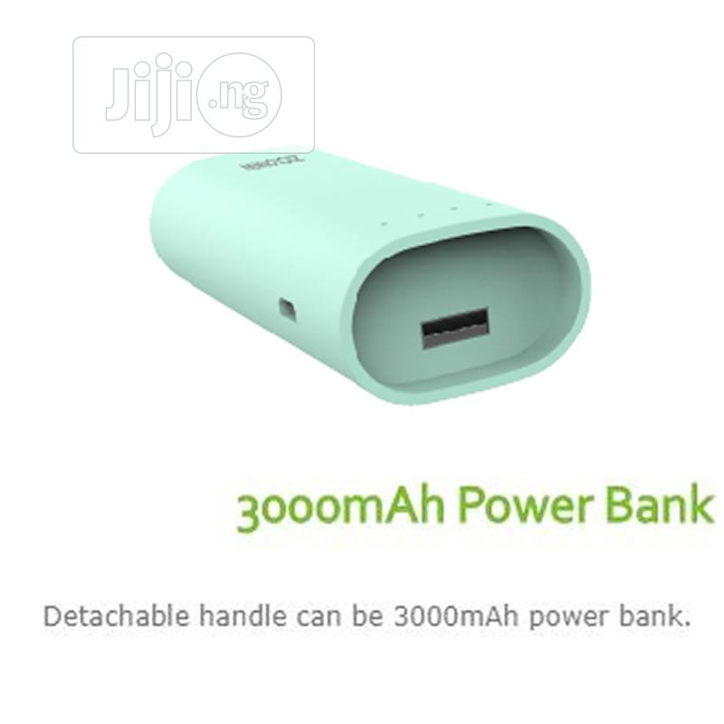 Rechargeable Handheld Fan With Detachable Base as Power Bank