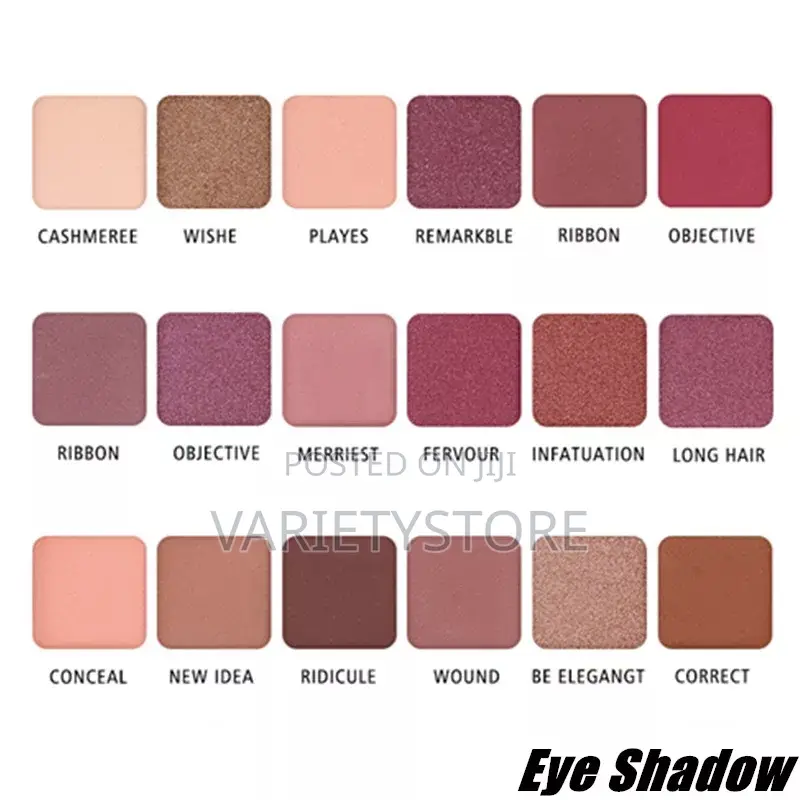 Waterproof 18 Color Colorful Eyeshadow Pallete Concealer - Lameila