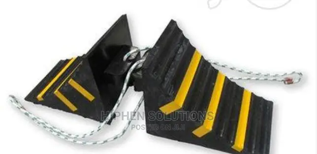 Rubber Wheel Chocks - Wheel Stopper For Trucks By Hiphen Solutions
