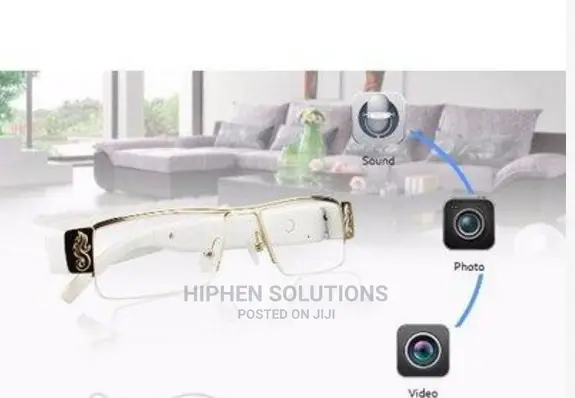 White Eyeglasses Hidden Camera By Hiphen Solutions Sl