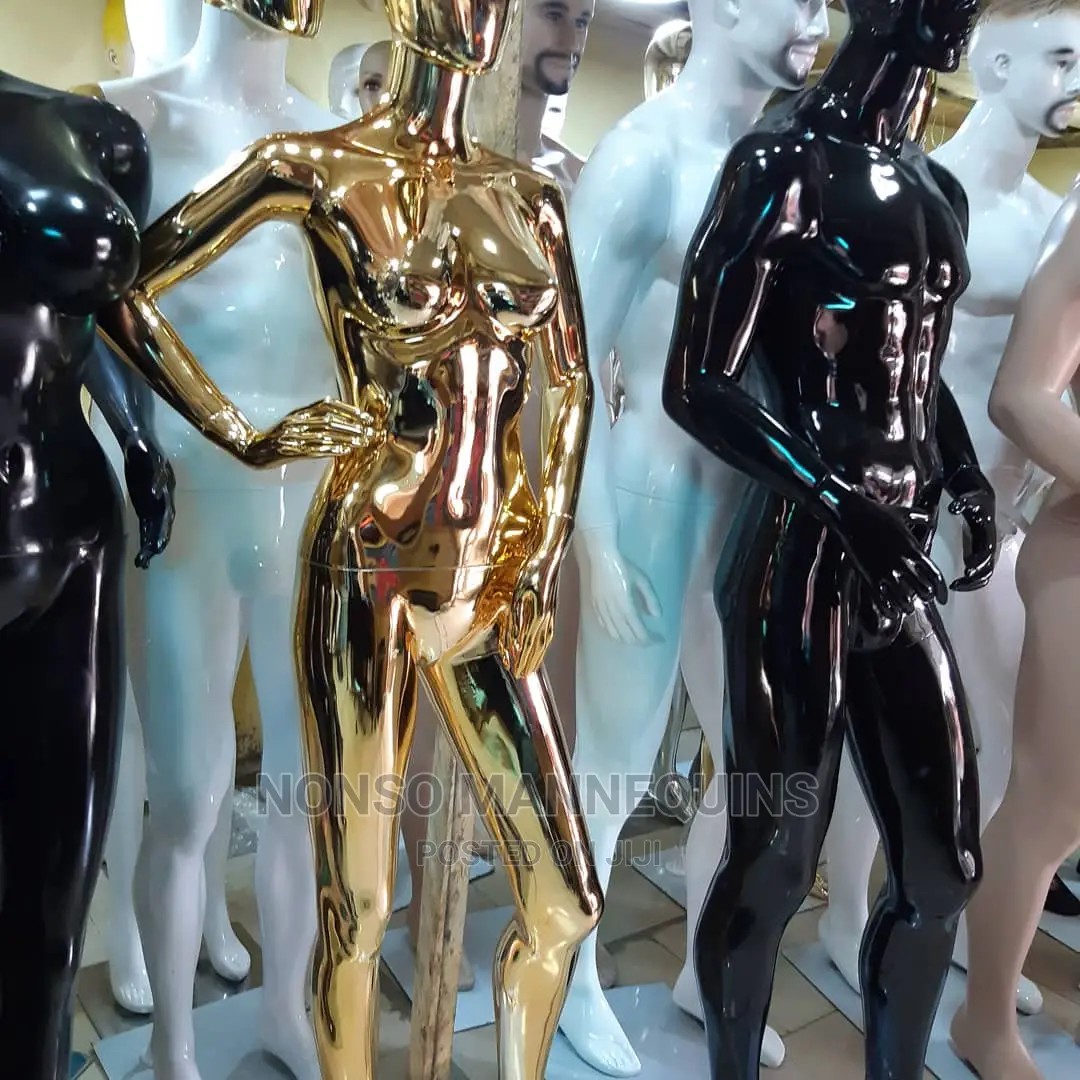 Brand New Designed Gold Silver Female Mannikins Display