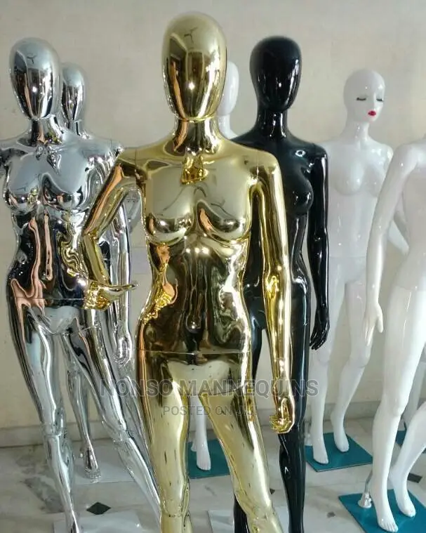 Brand New Designed Gold Silver Female Mannikins Display