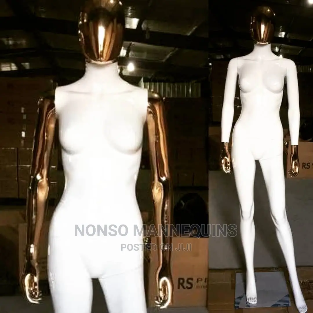 Gold White Female New Model Type Of Mannikins