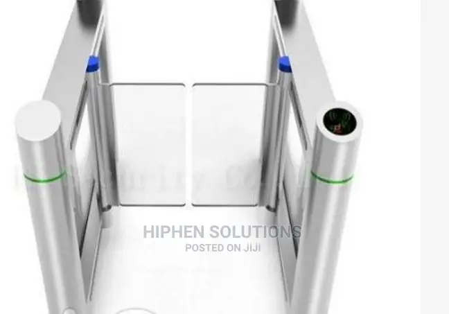 Slim Wing Access Control Barriers Toughened Glass By Hssl