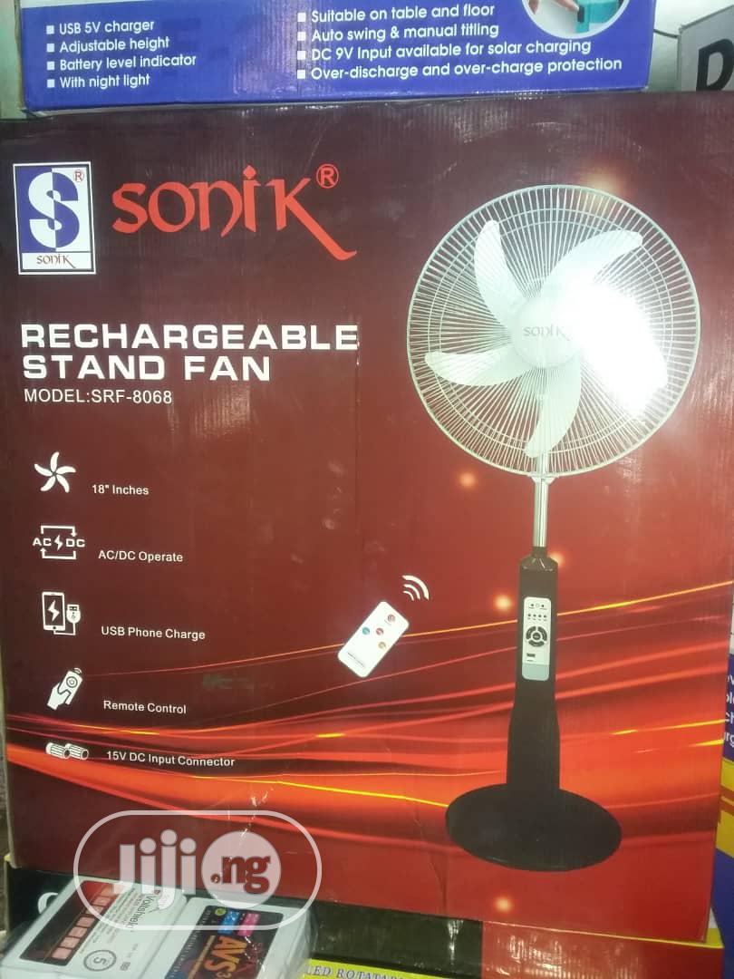 Sonik Rechargeable Standing Fan