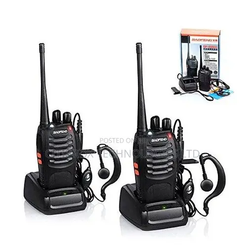 Baofeng Two Way Radio Walking Talkie With 2-Earpiece