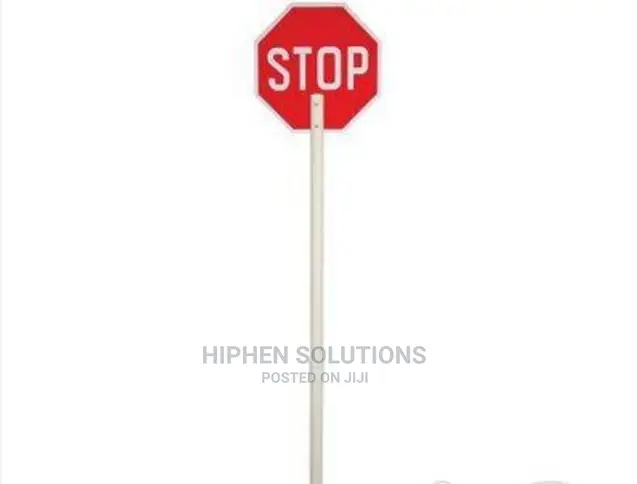 Aluminum Reflective Octagonal Stop Sign By Hiphen Sl