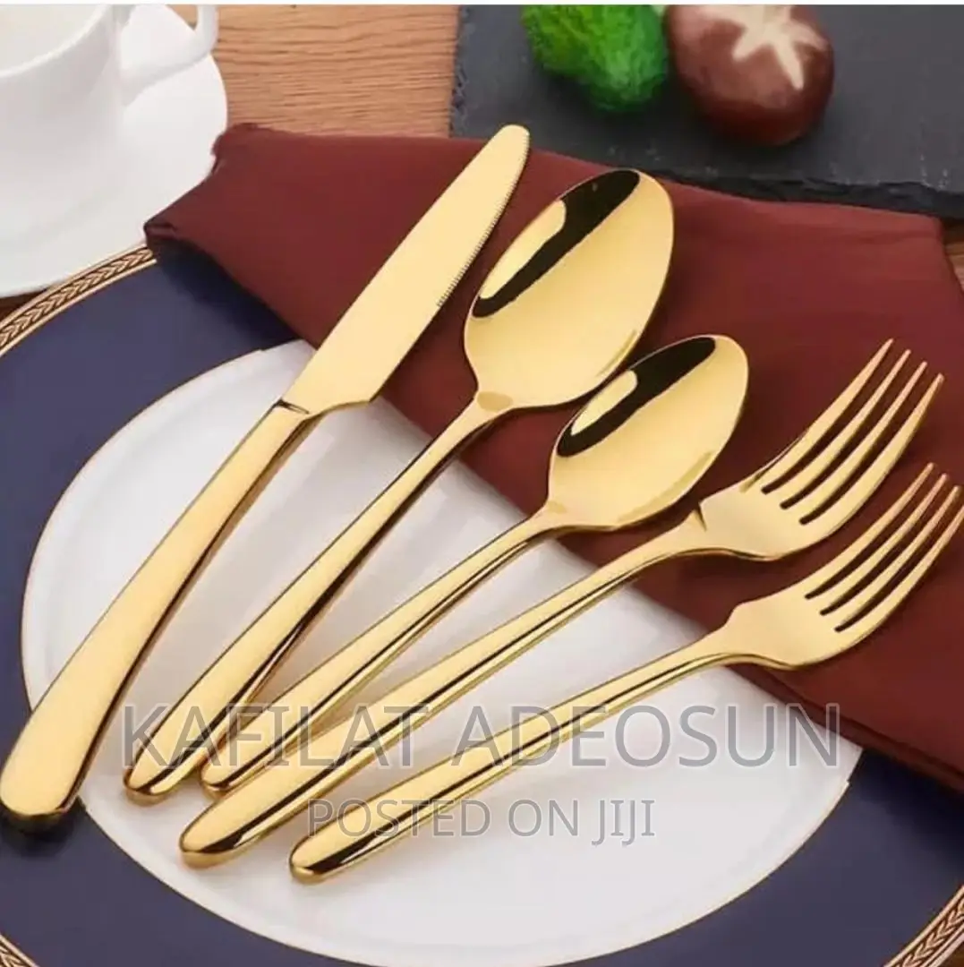 Excecutive Gold Cutleries 12pcs