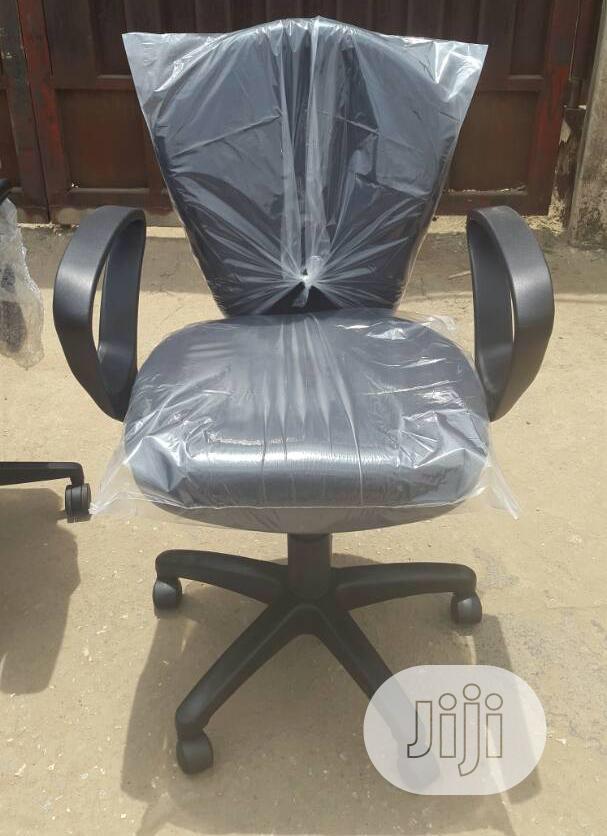 Pure Leather Secretary Chair