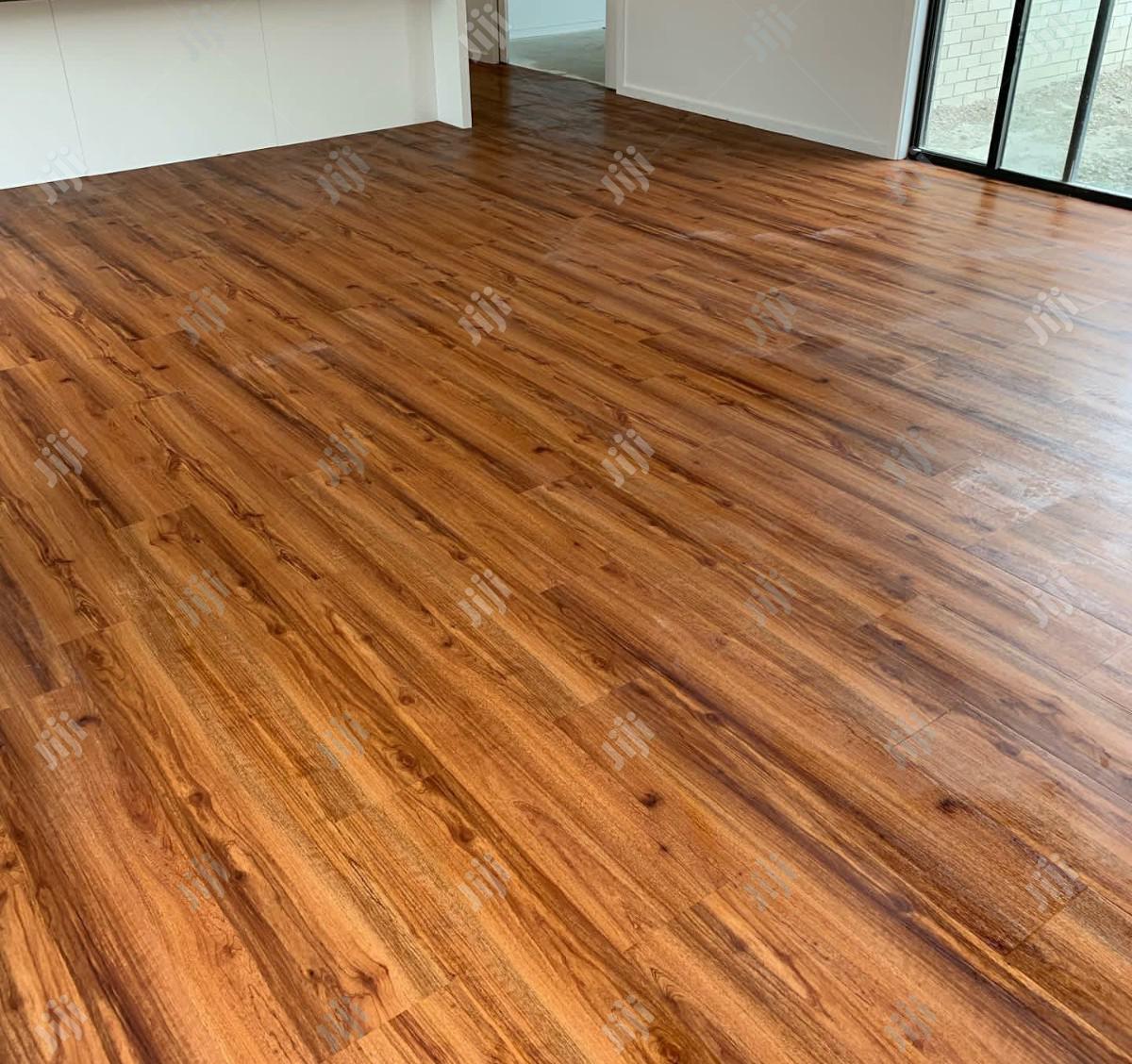 Heavy Duty Vinyl PVC Wood-Like Floor. Free Installation