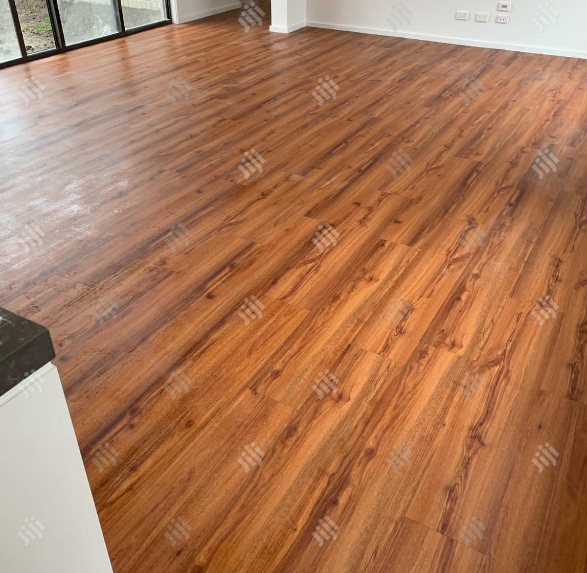 Heavy Duty Vinyl PVC Wood-Like Floor. Free Installation