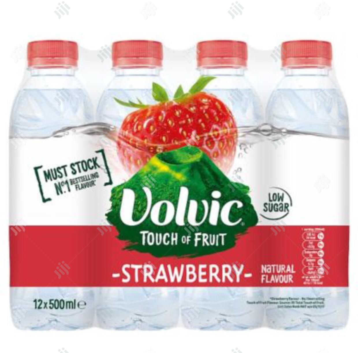 Volvic Water Touch Of Fruit Strawberry Flavored 12x500ml