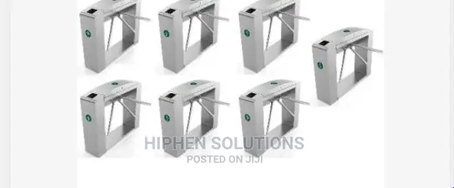 Set Of 7 Waist High Tripod Turnstile BY HIPHEN SOLUTIONS LTD