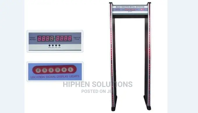 LED Light Walk Through Metaldetector Door BY HIPHEN SOLUTIONS LTD