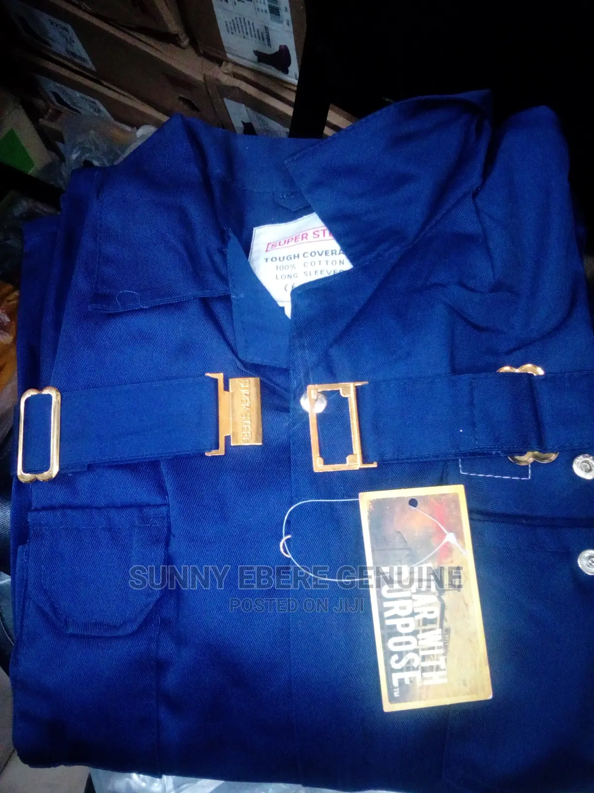 Stylish And Corporate Coverall Fancy, Overall Original Blue
