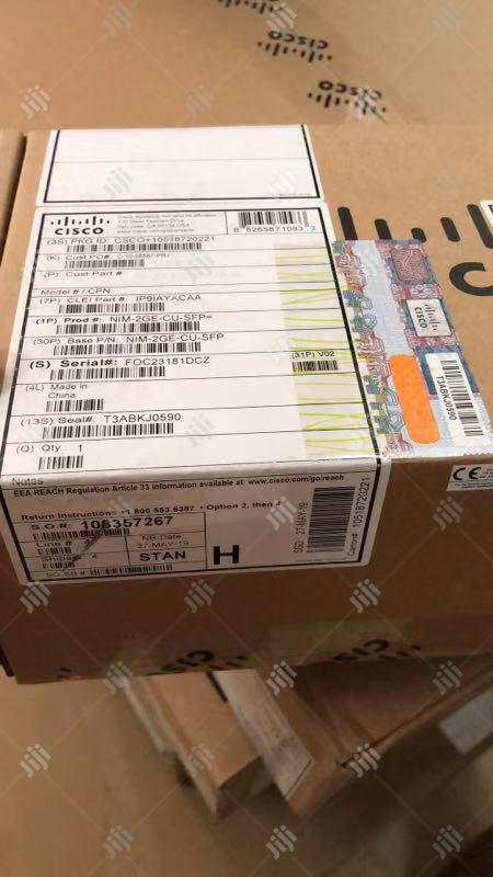 Cisco NIM-2GE-CU-SFP 2-Port Gigabit Ethernet WAN Interface