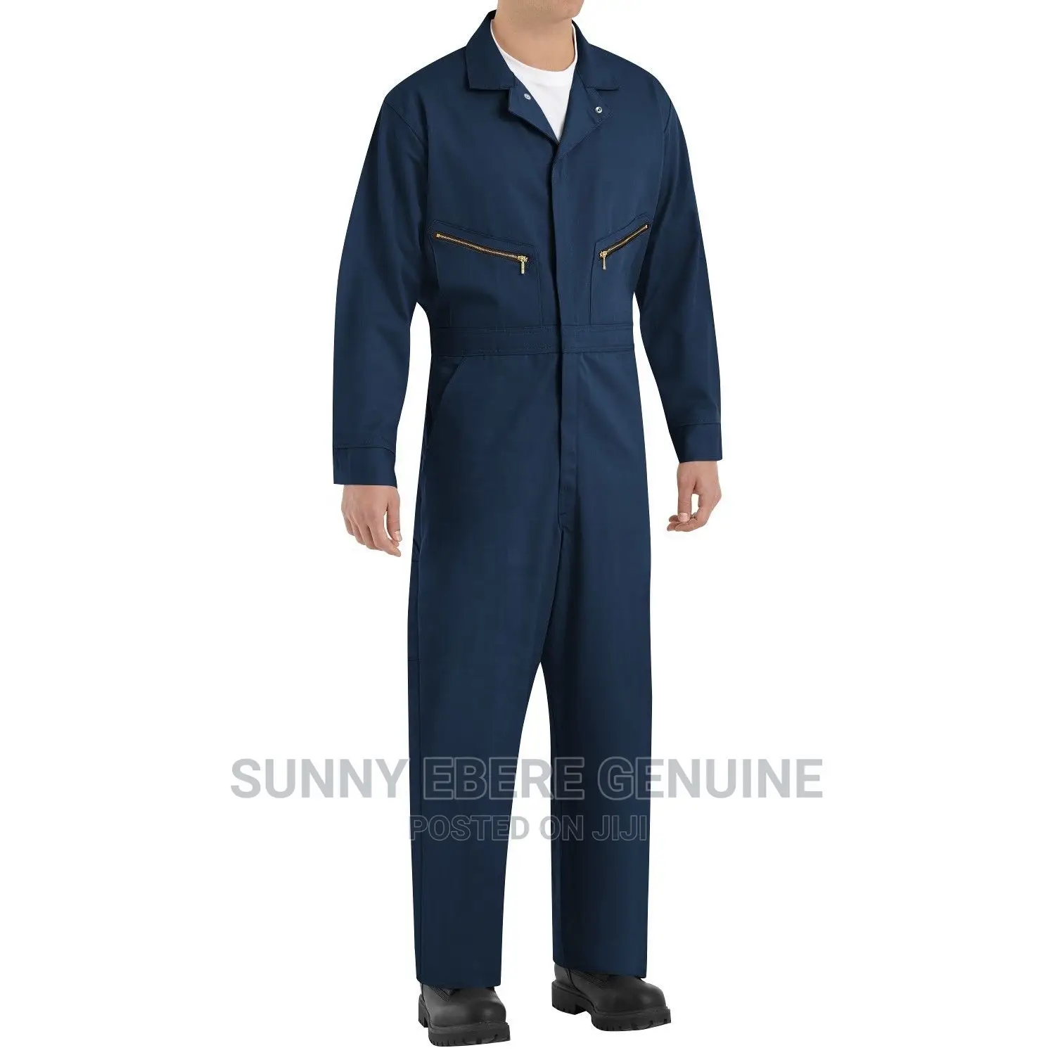 190g Royal Blue Poly-cotton Work Uniform Coverall