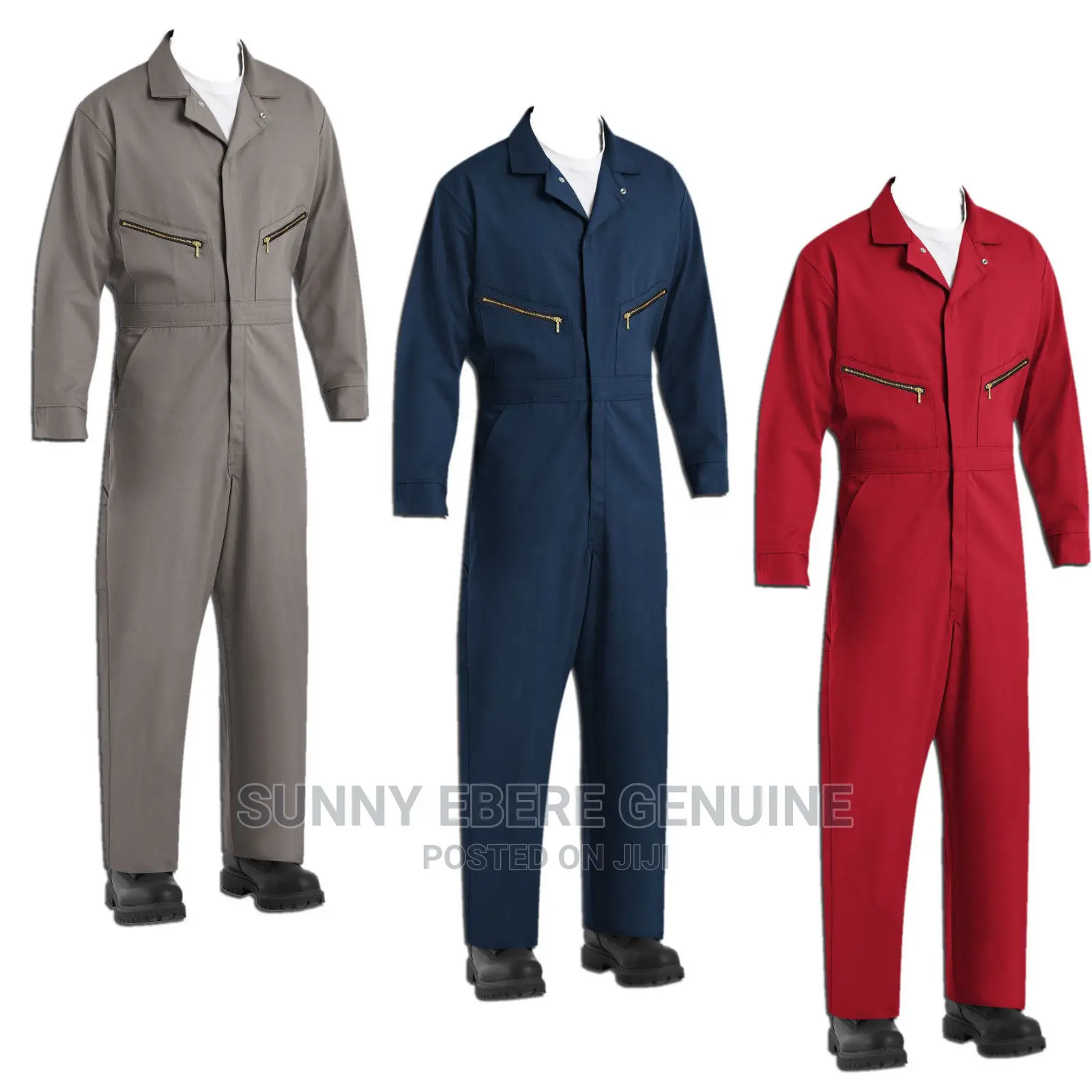 190g Royal Blue Poly-cotton Work Uniform Coverall
