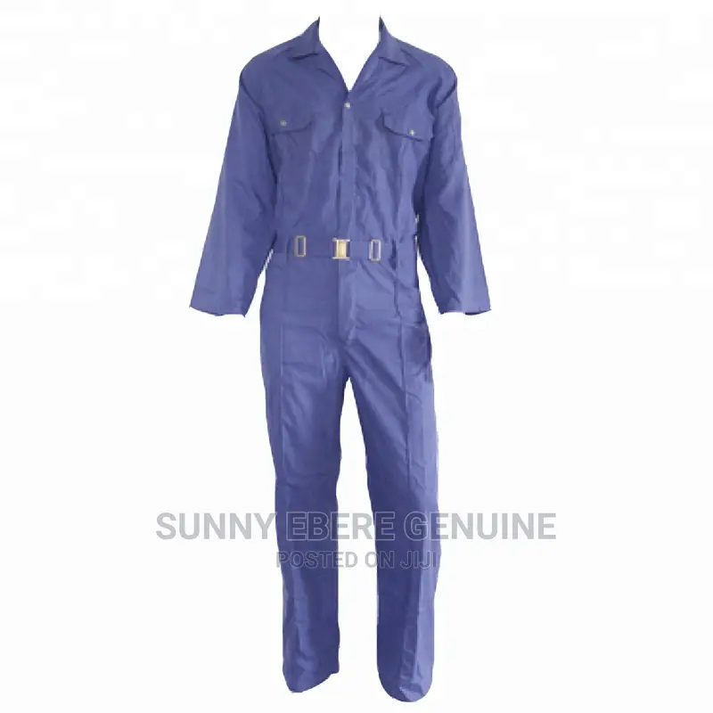 190g Royal Blue Poly-cotton Work Uniform Coverall