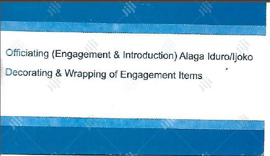 Officiating Marriage Consultant Alaga Ijoko/Iduro