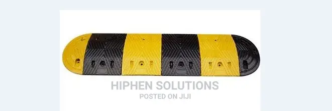 Durable Rubber Safety Speed Bump By HIPHEN SOLUTIONS LTD