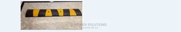 Rubber Speed Limit Control With Lag Bolts BY HIPHEN SOLUTIONS LTD