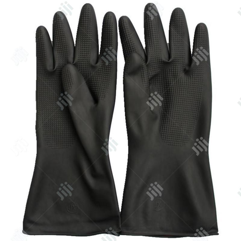 Rubber Industrial Hand Gloves