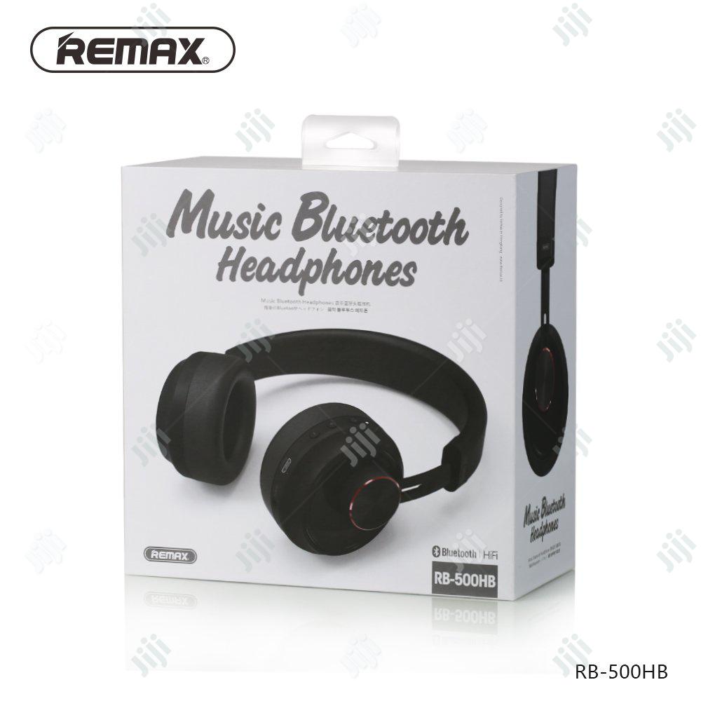 Remax Music Bluetooth Headphones RB-500HB - Black.