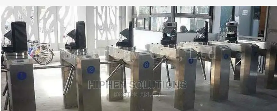 Auto Bidirectional Waist Height Turnstiles By Hip Sl