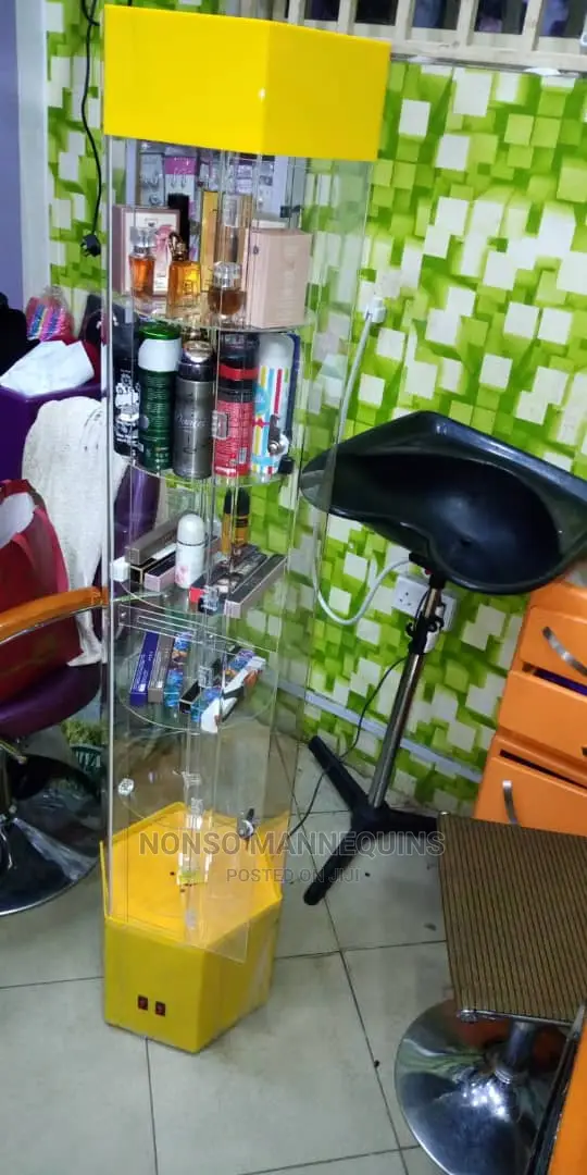 Multi Purpose Jewelries Rotating Showglass Display