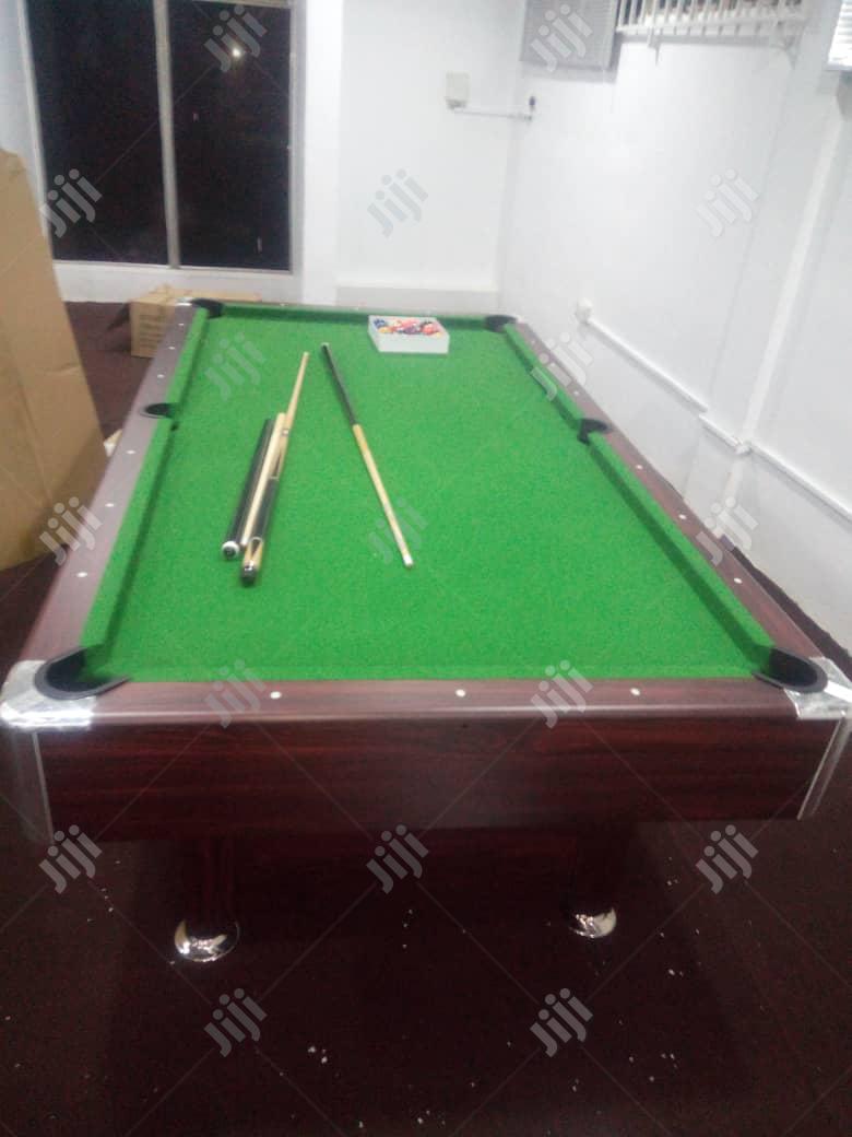 Coin Operated Snooker Poll Table With Complete Accessories