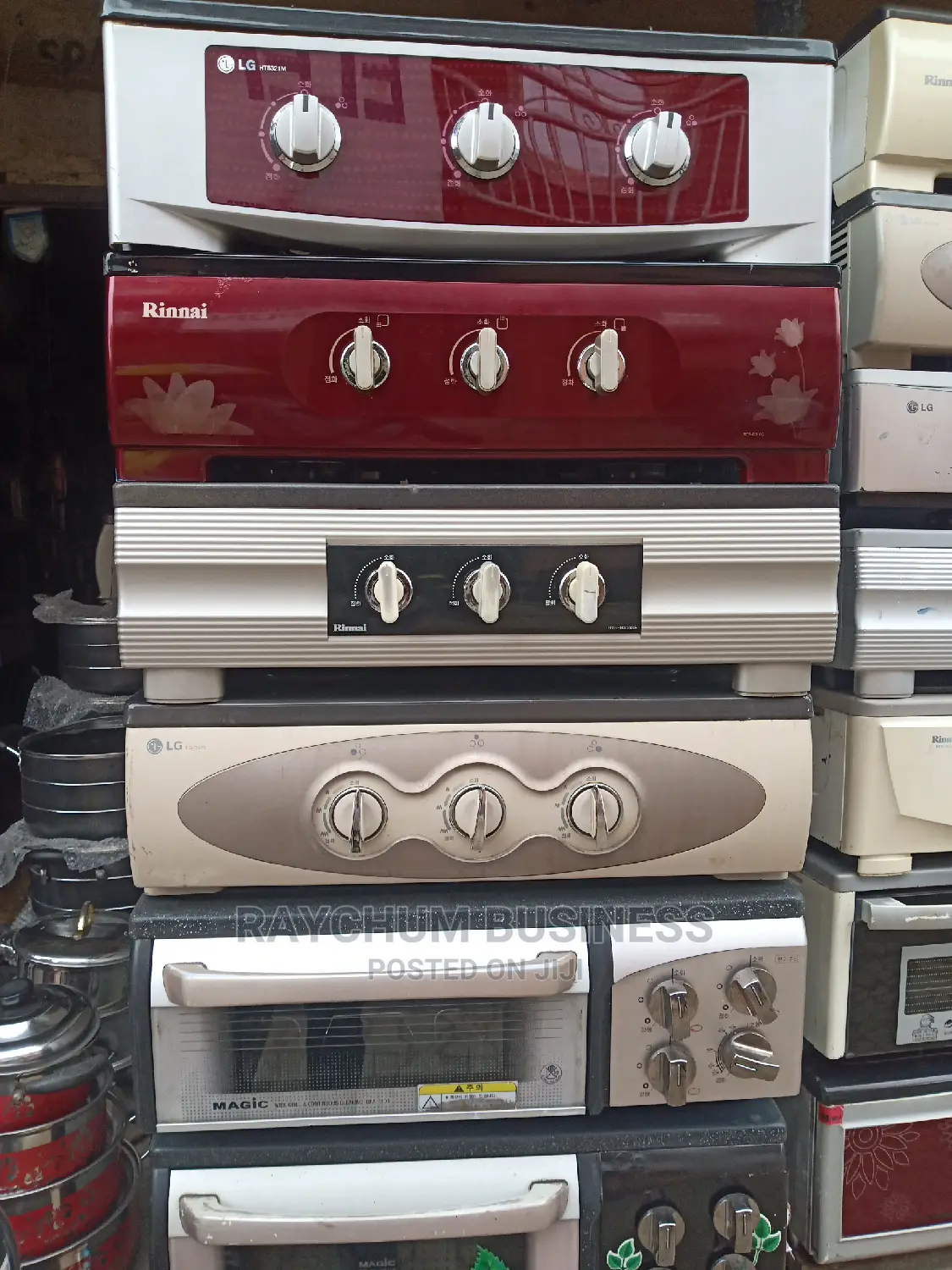 Glas Top Benjo Tokunbor Gas Cooker