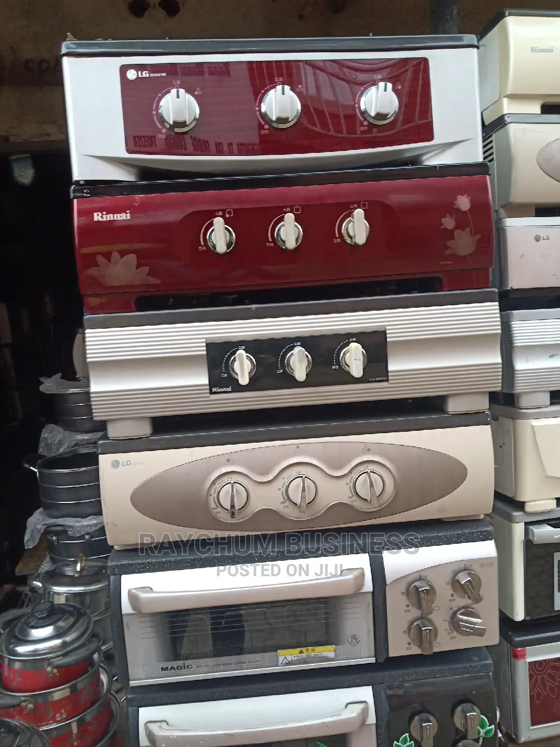 Glas Top Benjo Tokunbor Gas Cooker