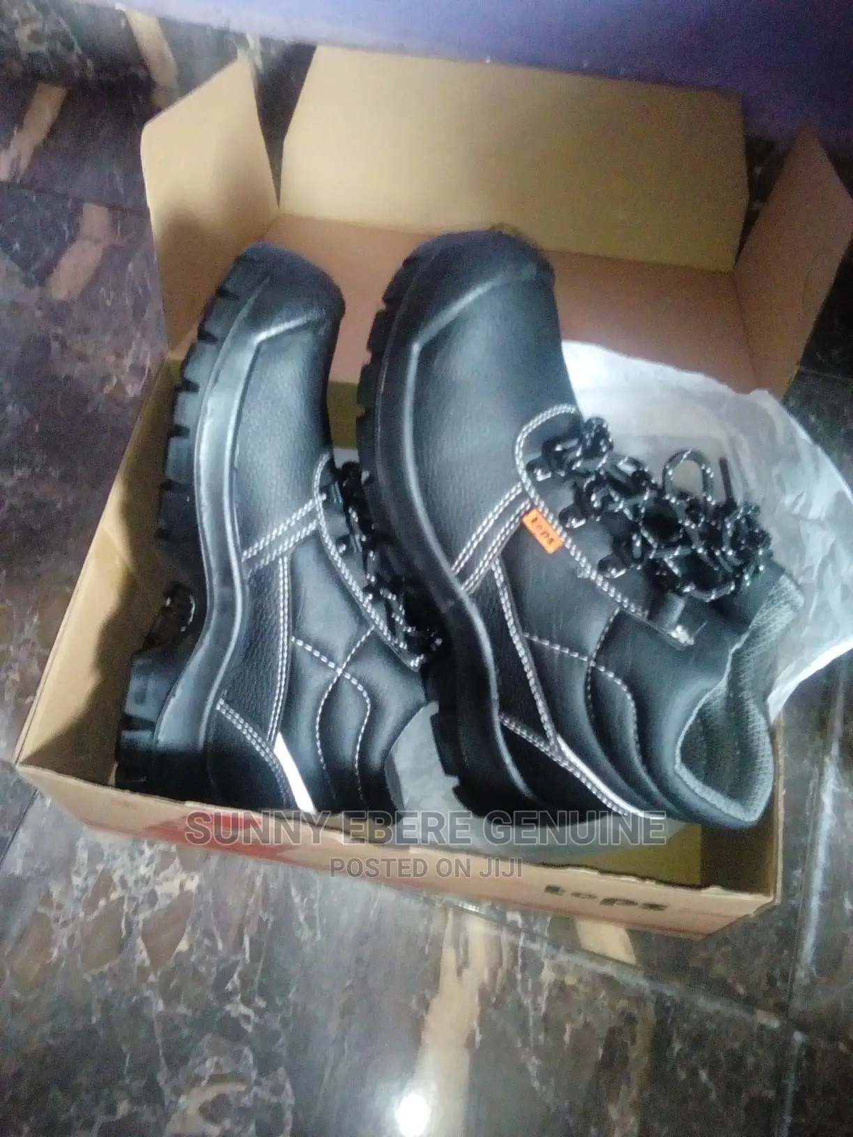 Rugged and Smart Safety Boots Genuine Leather