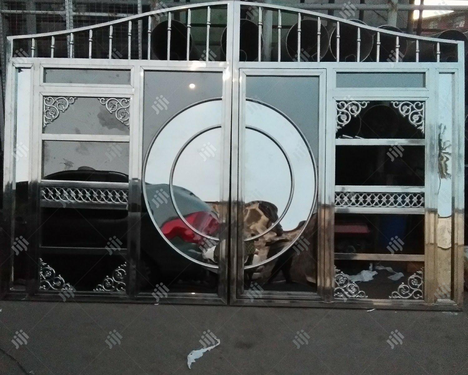 12 Feet Stainless Steel Swing Gate (Harmony)