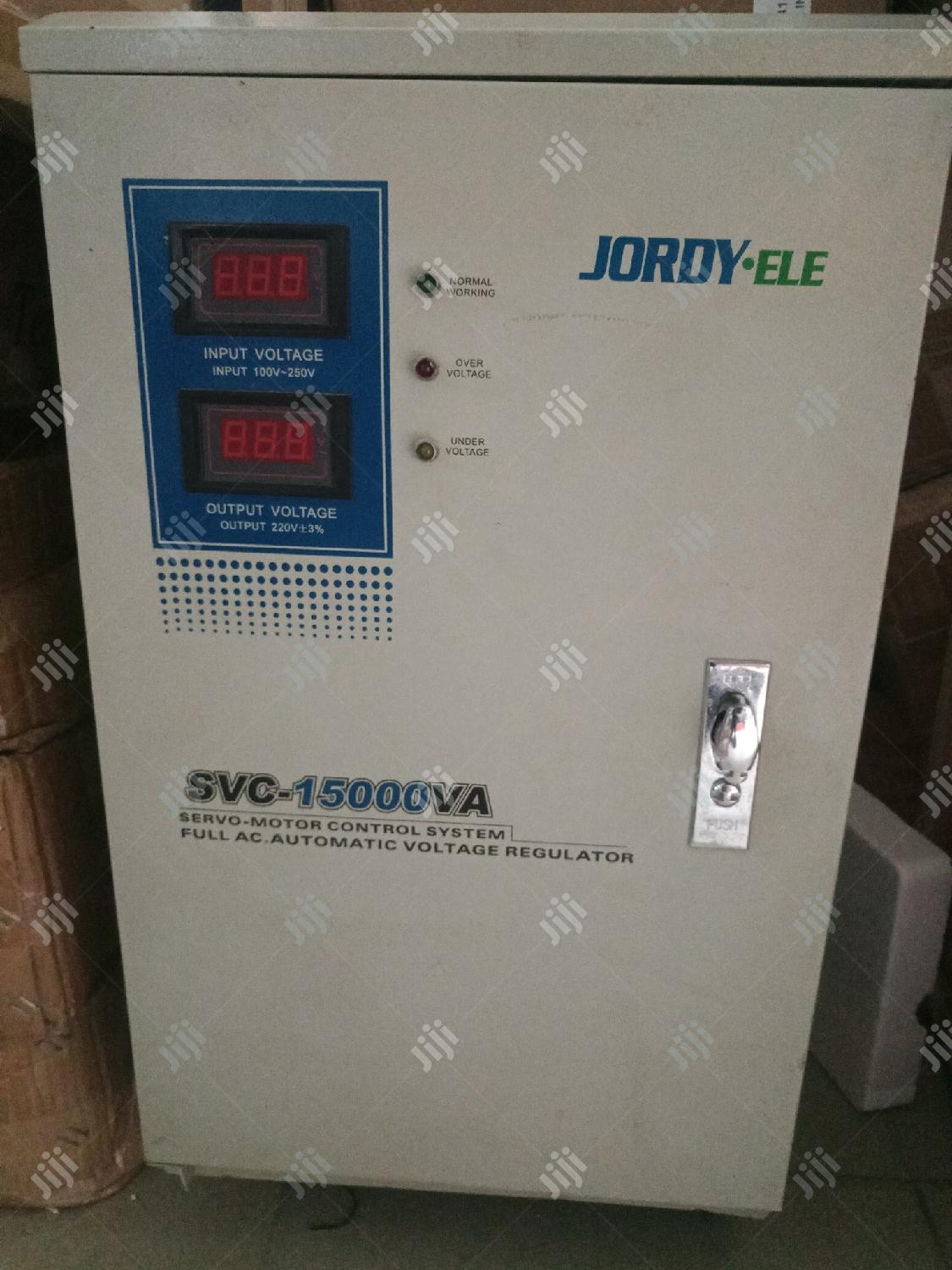 15kva Servo Central Stabilizer (80-260v) Jordy-Ele.