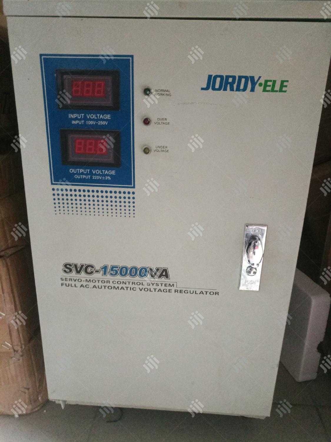 15kva Servo Central Stabilizer (80-260v) Jordy-Ele.