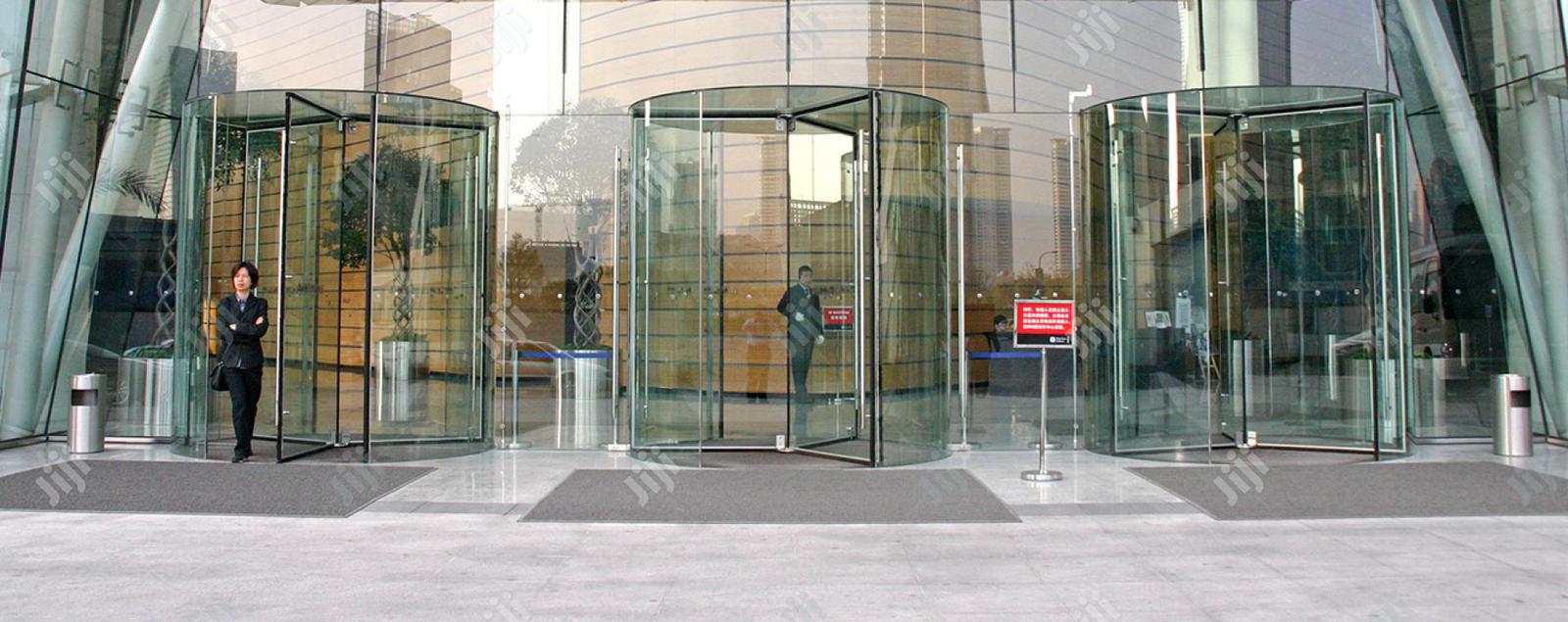 Automatic Revolving Door Installation In Victoria Island