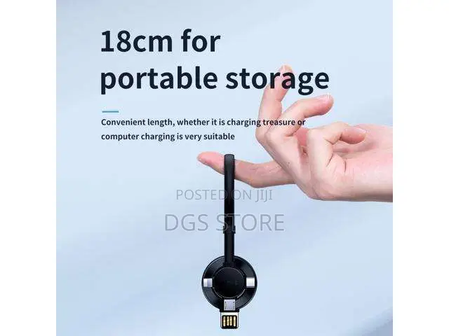 Baseus Star Ring Series Cable 4in1 Wireless Charging Cable